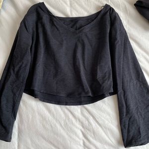 charcoal Lululemon long sleeve